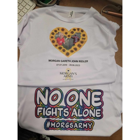 Morgans Army Celebration of Life T Shirt