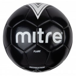 Football Mitre NEW B2042 FLARE FOOTBALL BLACK / WHITE - SIZE 5 Football Mitre NEW B2042 FLARE FOOTBALL BLACK / WHITE - SIZE 5