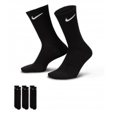 Nike everyday crew socks (3 pairs) Black with white Logo